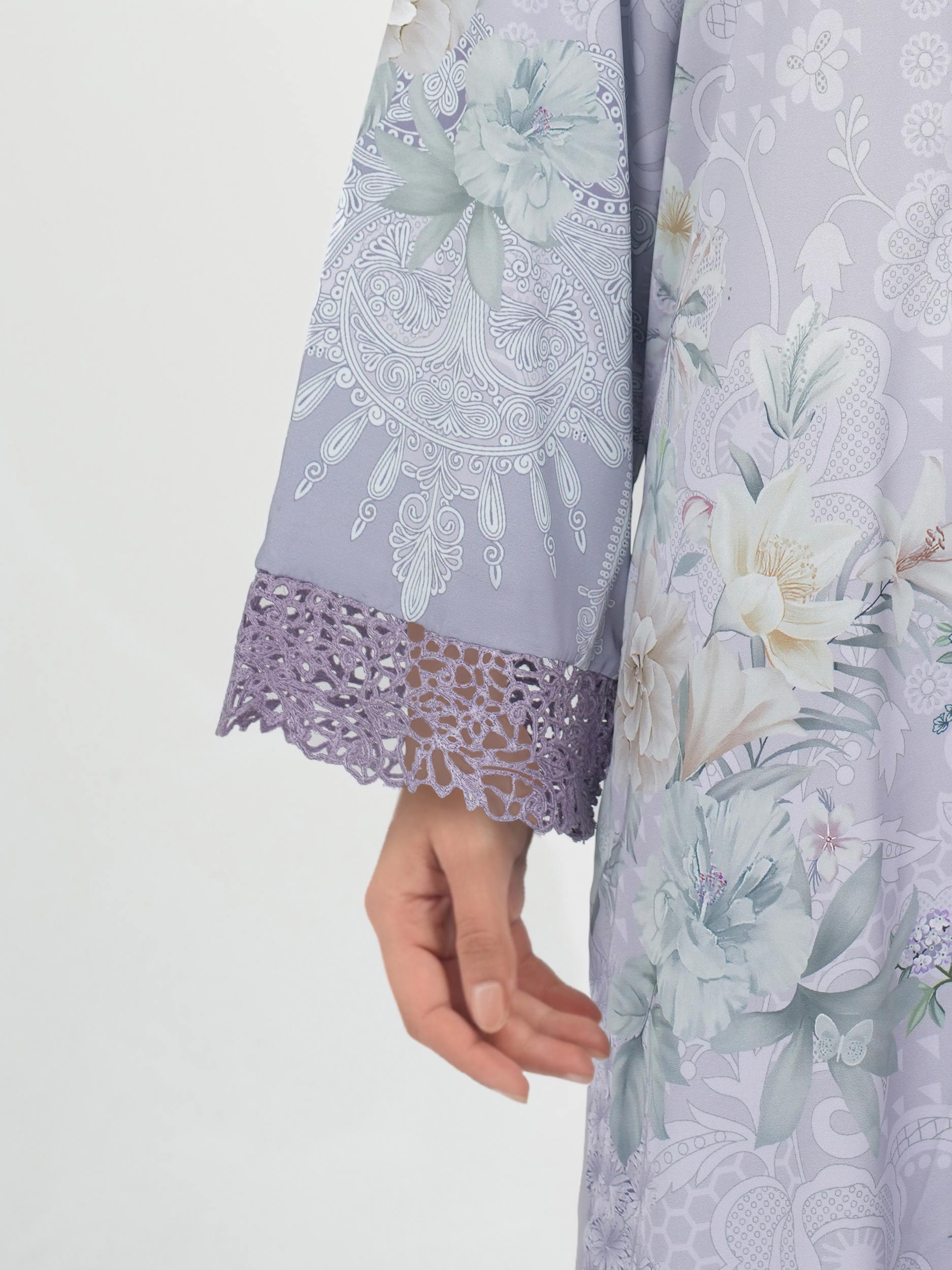 3 Piece Silk Suit- Embroidered (Pret)