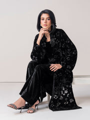 2-Piece Cardigan Velvet Suit- Embellished (Pret)