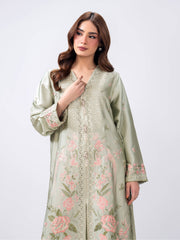 2 Piece Silk Suit- Embroidered (Pret)