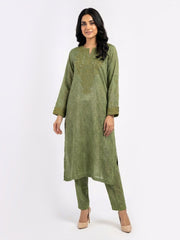 2 Piece Viscose Suit- Embroidered (Pret)