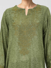 2 Piece Viscose Suit- Embroidered (Pret)