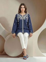 Lawn Texture Kurti- Embroidered (Pret)