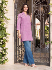 Yarn Dyed Kurti- Embroidered (Pret)