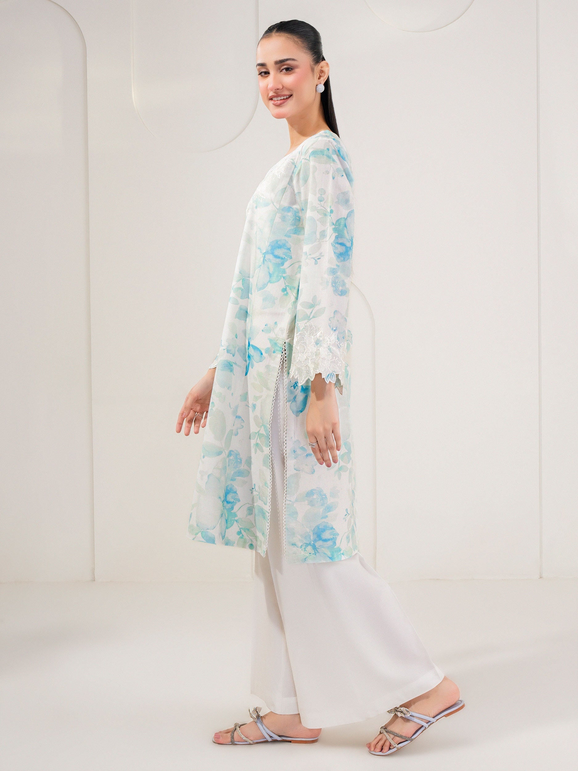 Lawn Shirt-Embroidered (Pret)