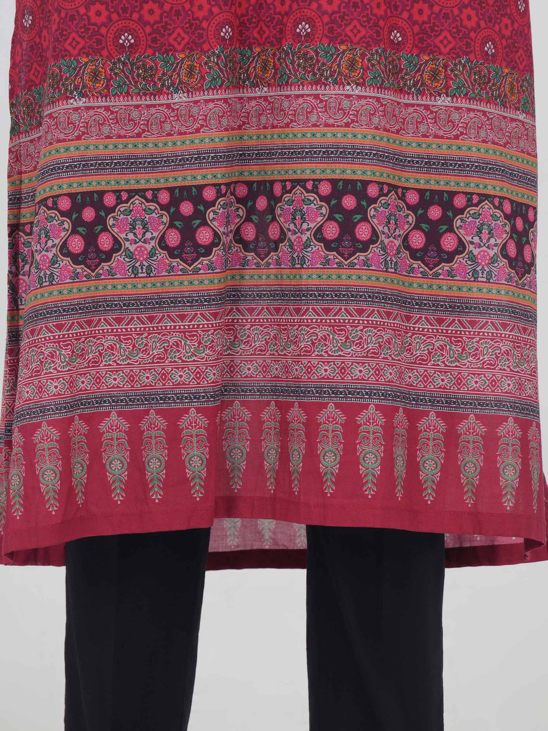 2 Piece Lawn Suit- Embroidered (Pret)