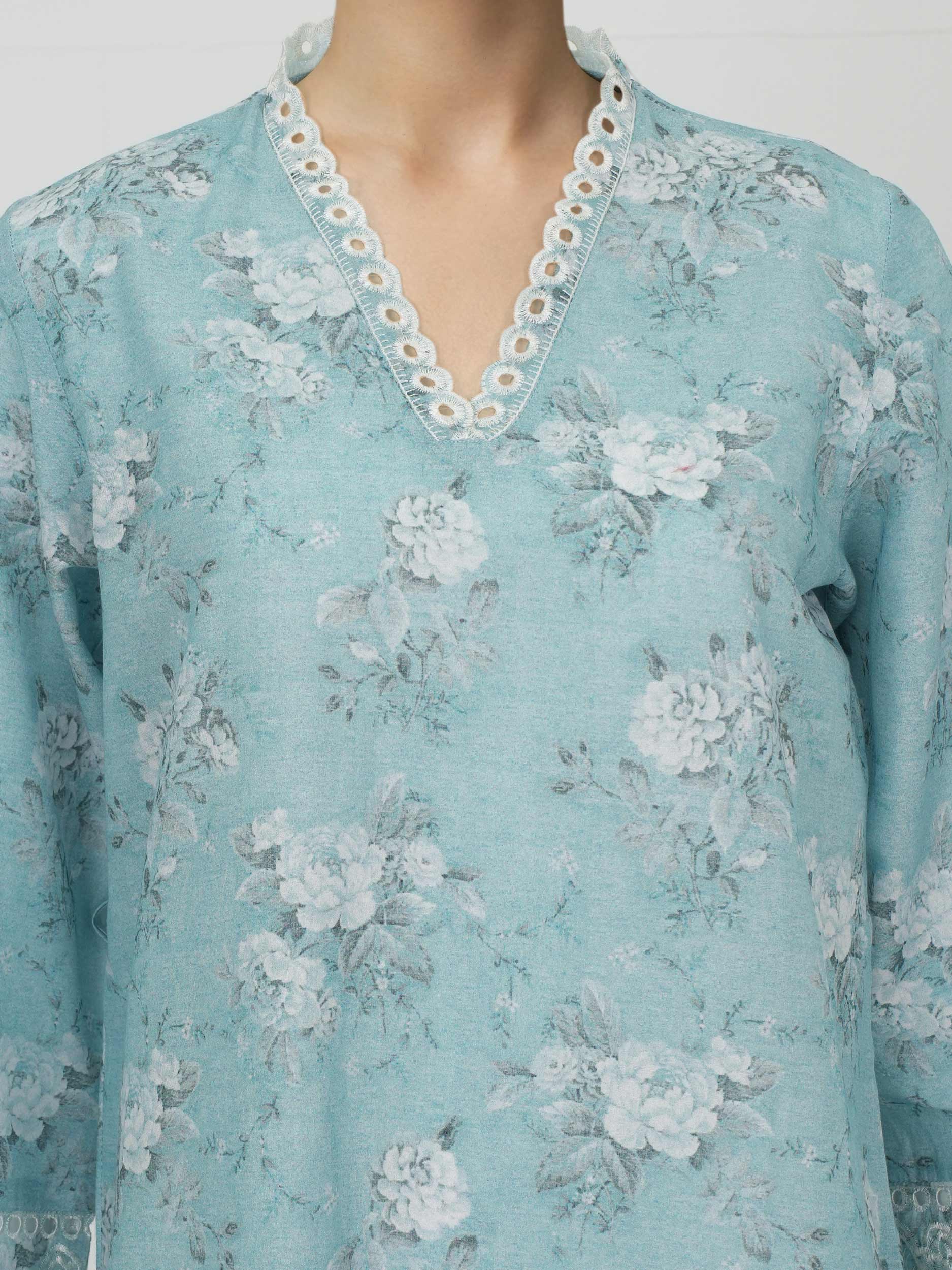 2 Piece Lawn Suit- Embroidered (Pret)