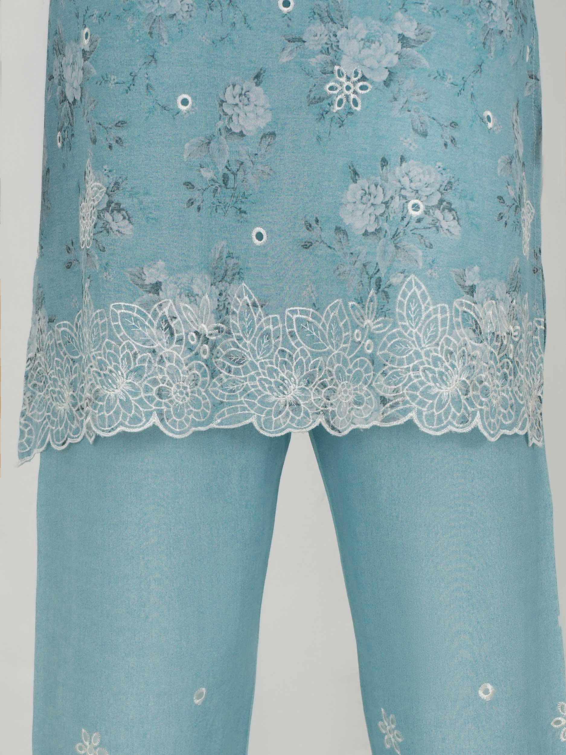 2 Piece Lawn Suit- Embroidered (Pret)