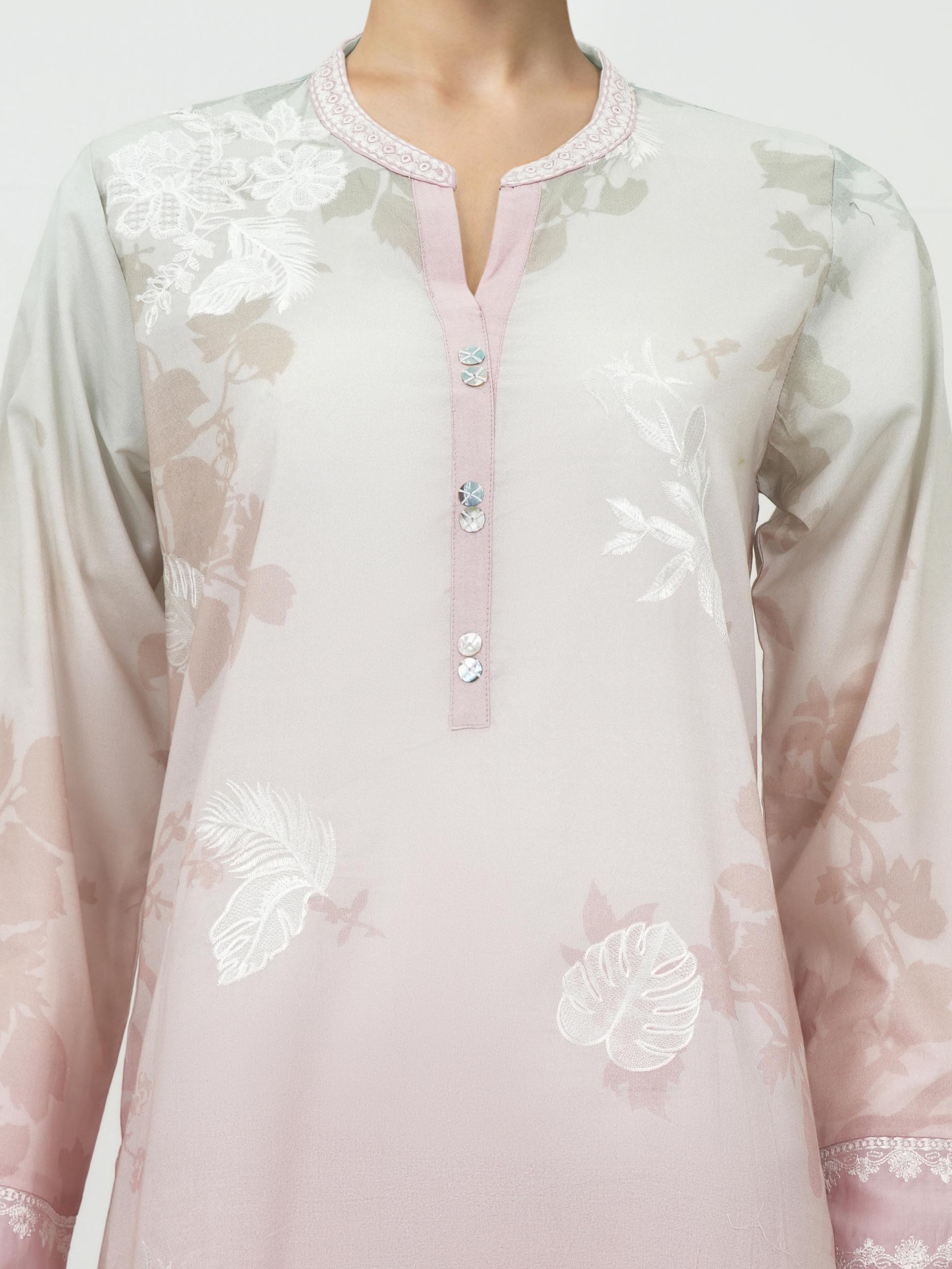 2 Piece Lawn Suit- Embroidered (Pret)