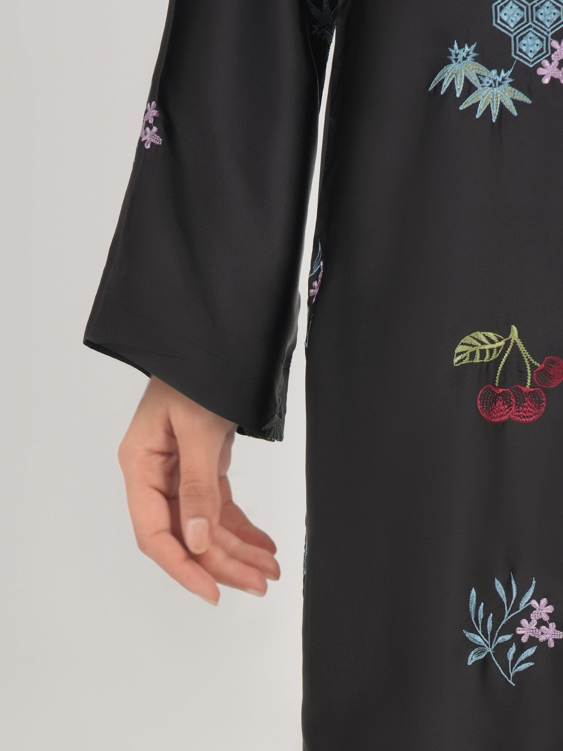 2 Piece Silk Suit- Embroidered (Pret)
