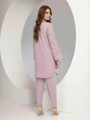 2 Piece Viscose Cotton Suit- Embroidered (Pret)