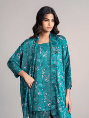 2-Piece Silk Cardigan Suit (Pret)