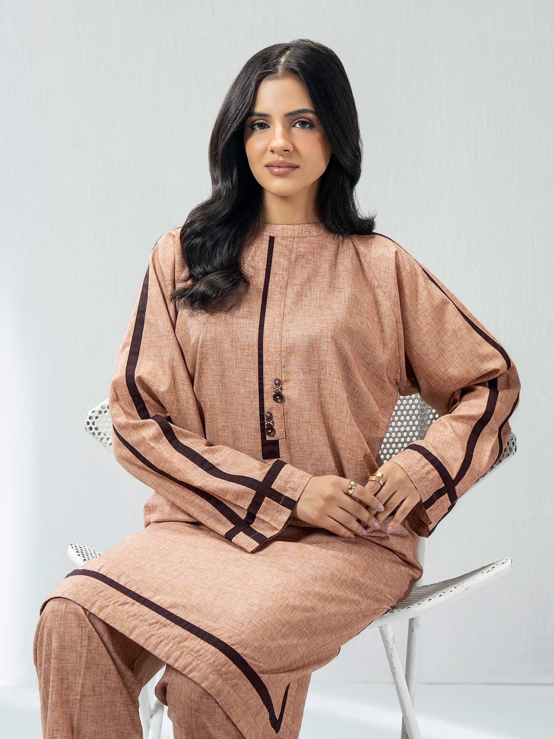 2 Piece Yarn Dyed Suit (Pret)