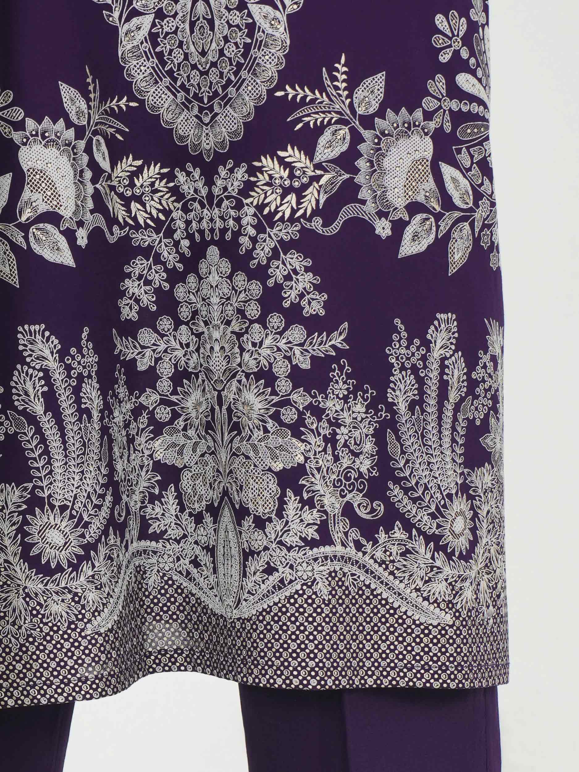 3 Piece Lawn Suit- Embroidered (Pret)