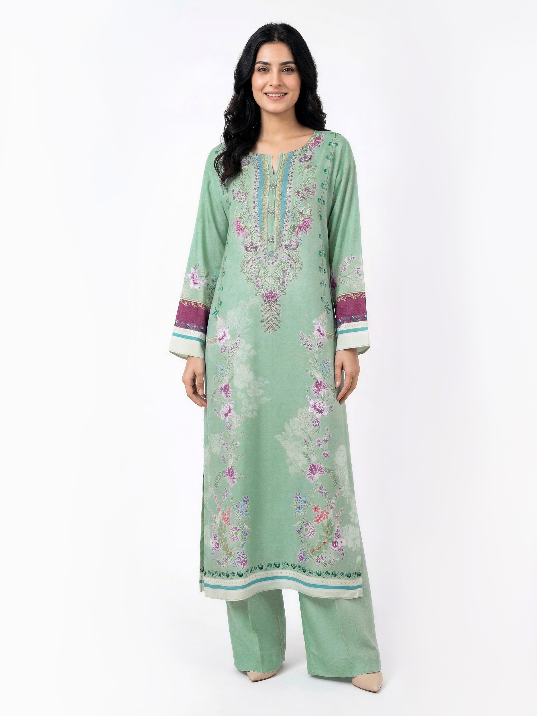 2 Piece Silk Suit (Pret)