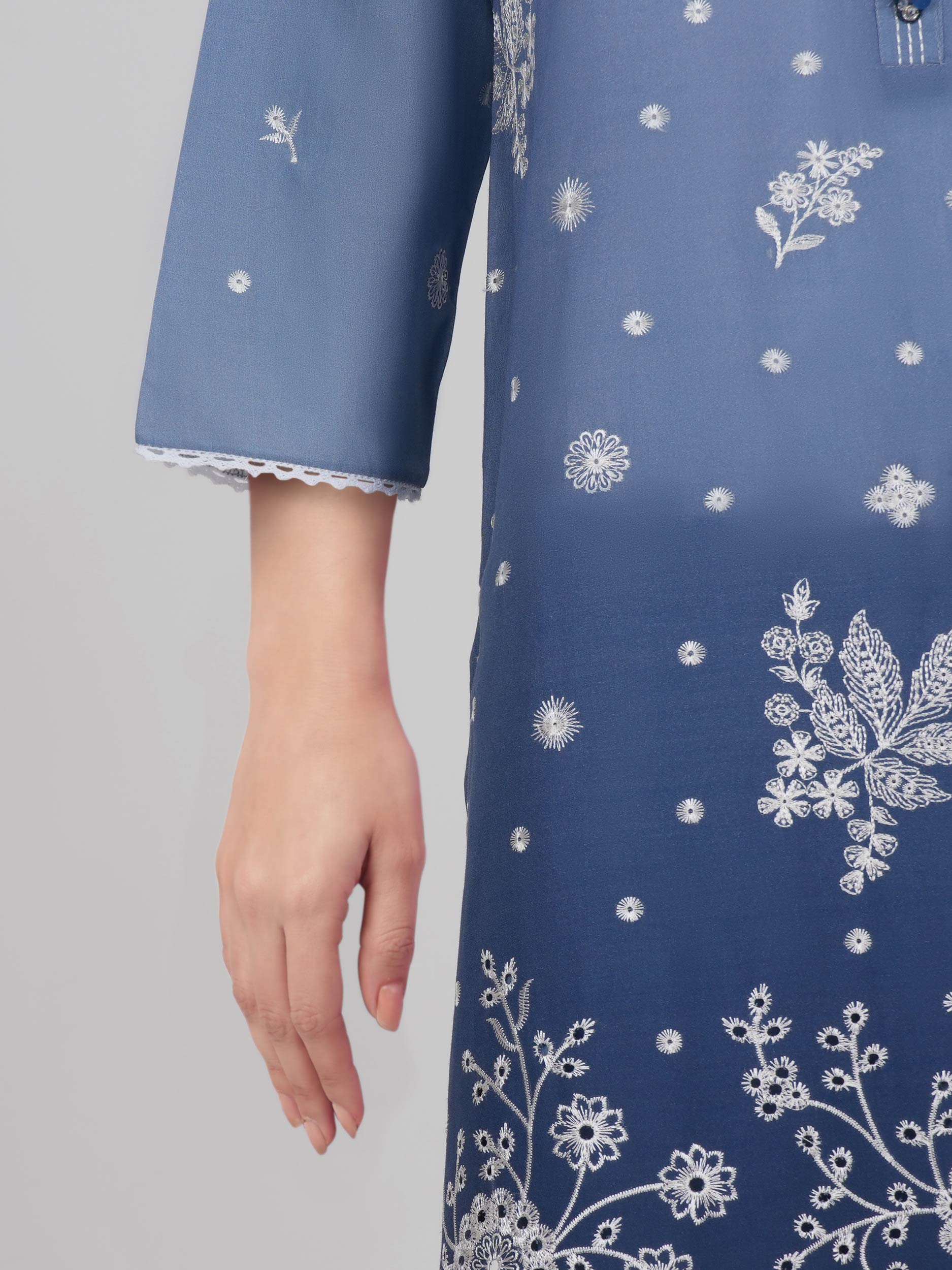 2 Piece Lawn Suit- Embroidered (Pret)