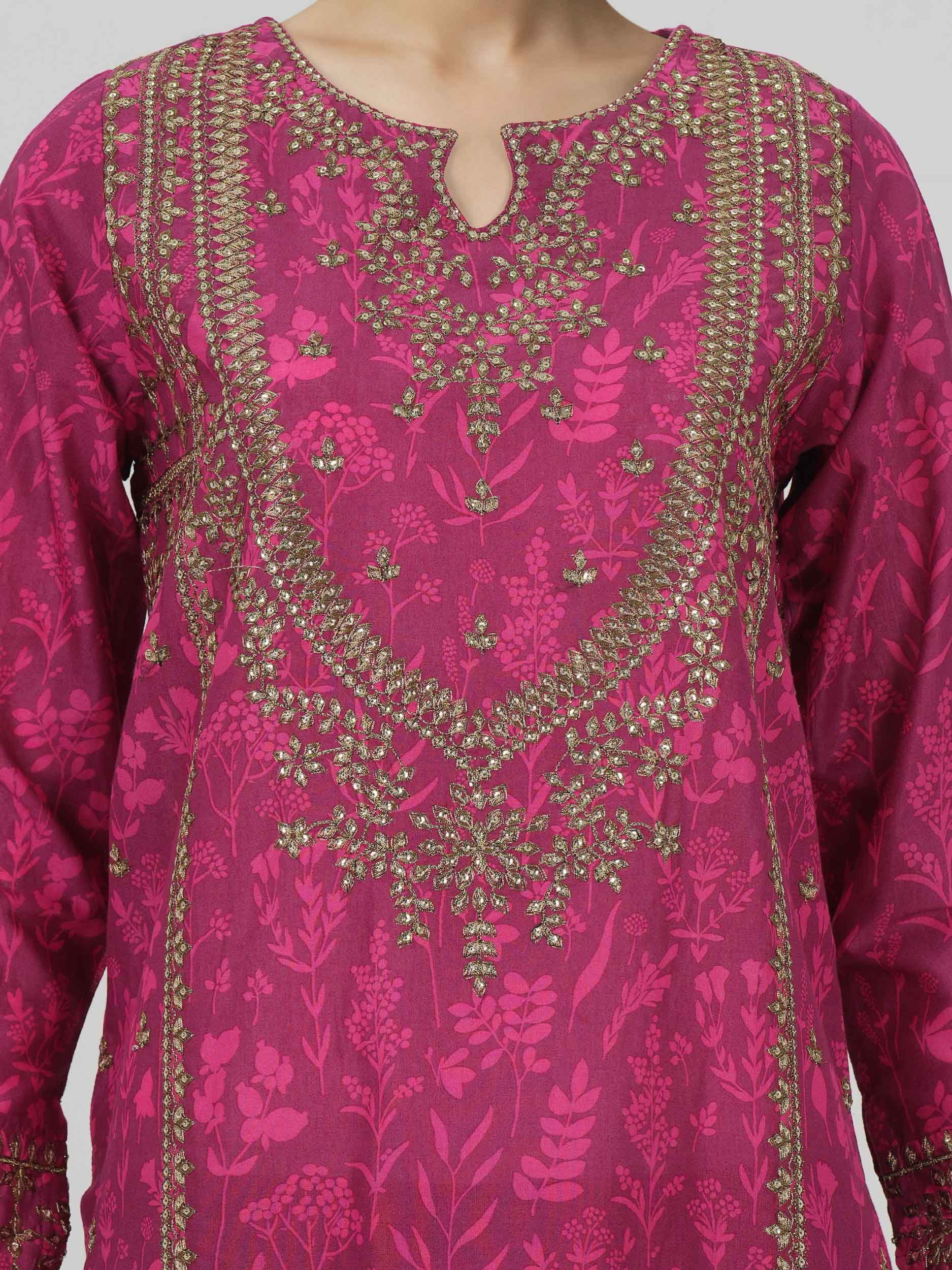 2 Piece Lawn Suit- Embroidered (Pret)