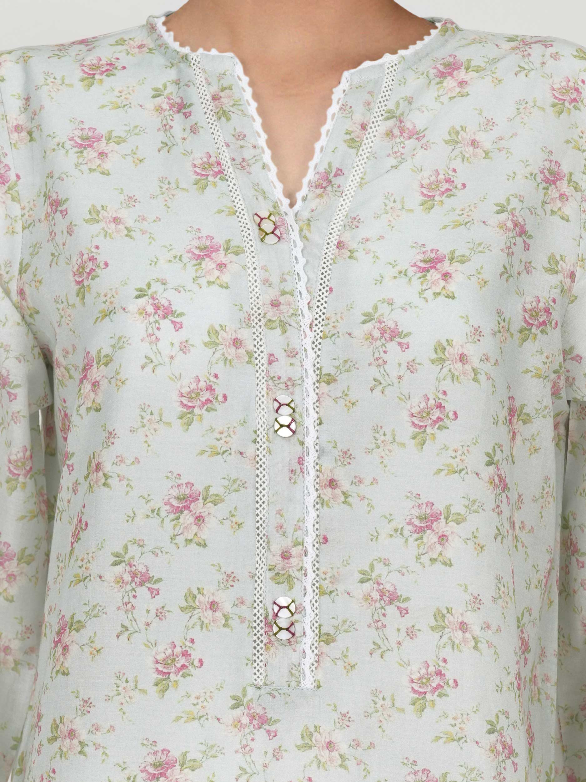2 Piece Lawn Suit- Embroidered (Pret)