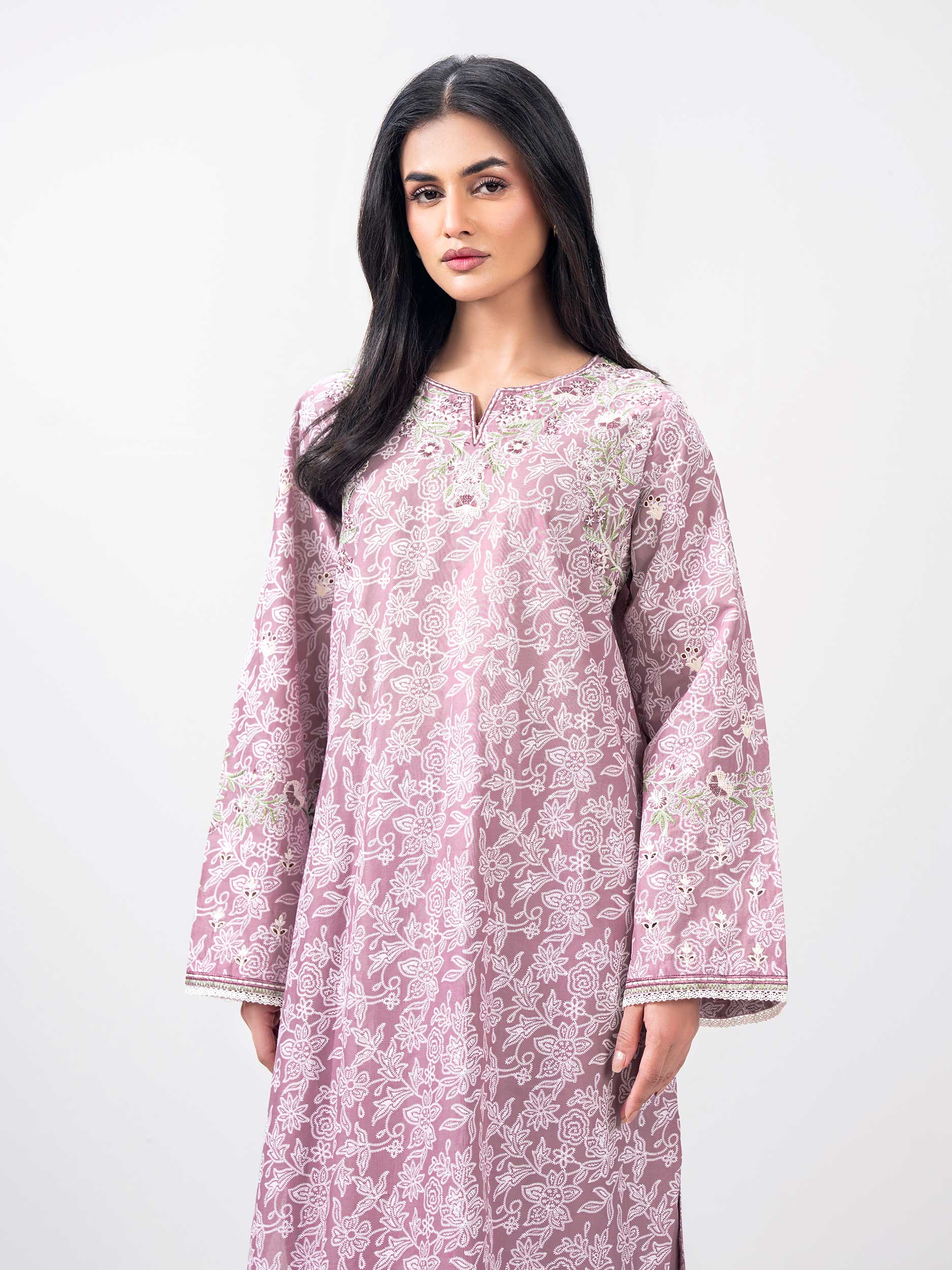 2 Piece Lawn Suit- Embroidered (Pret)