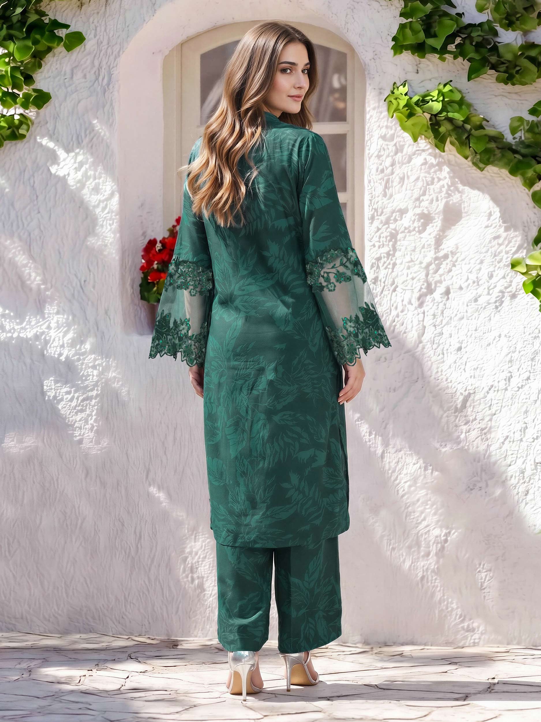 2 Piece Grip Suit- Embroidered (Pret)