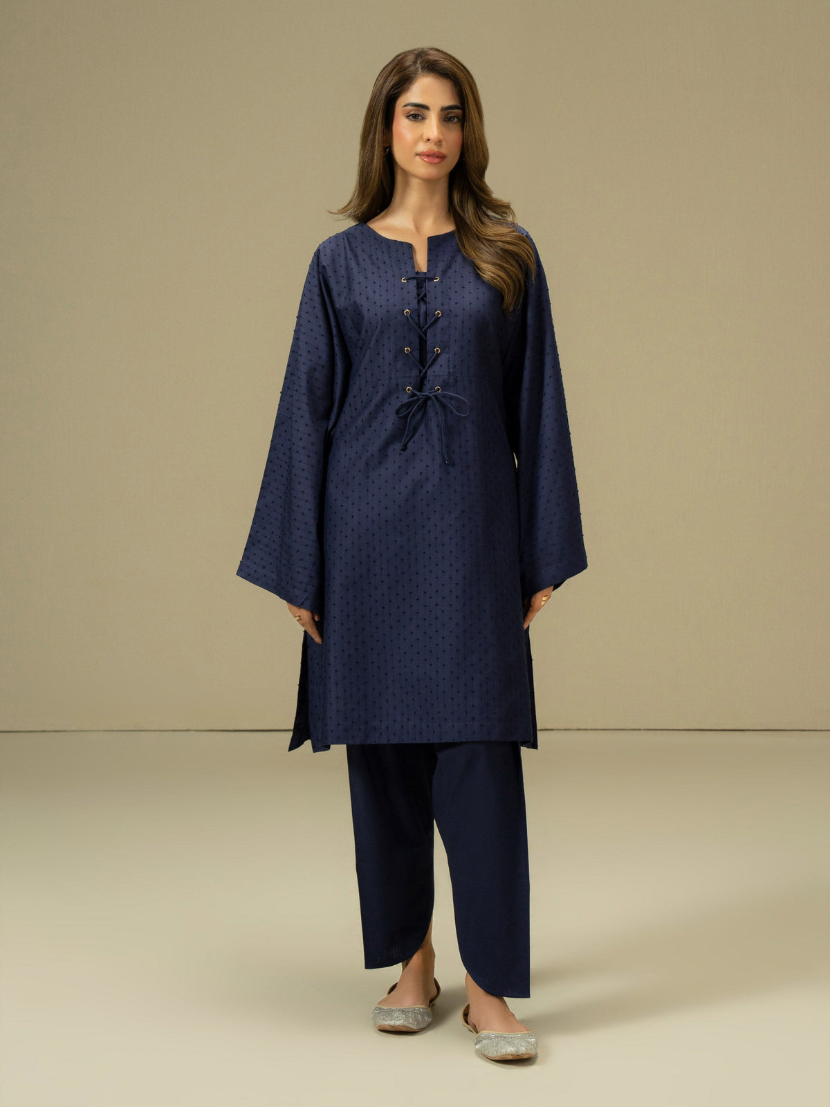 2 Piece Lawn Suit-Dyed (Pret)