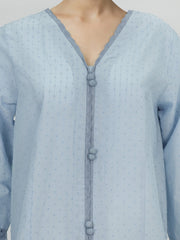 Lawn Texture Shirt- Embroidered (Pret)