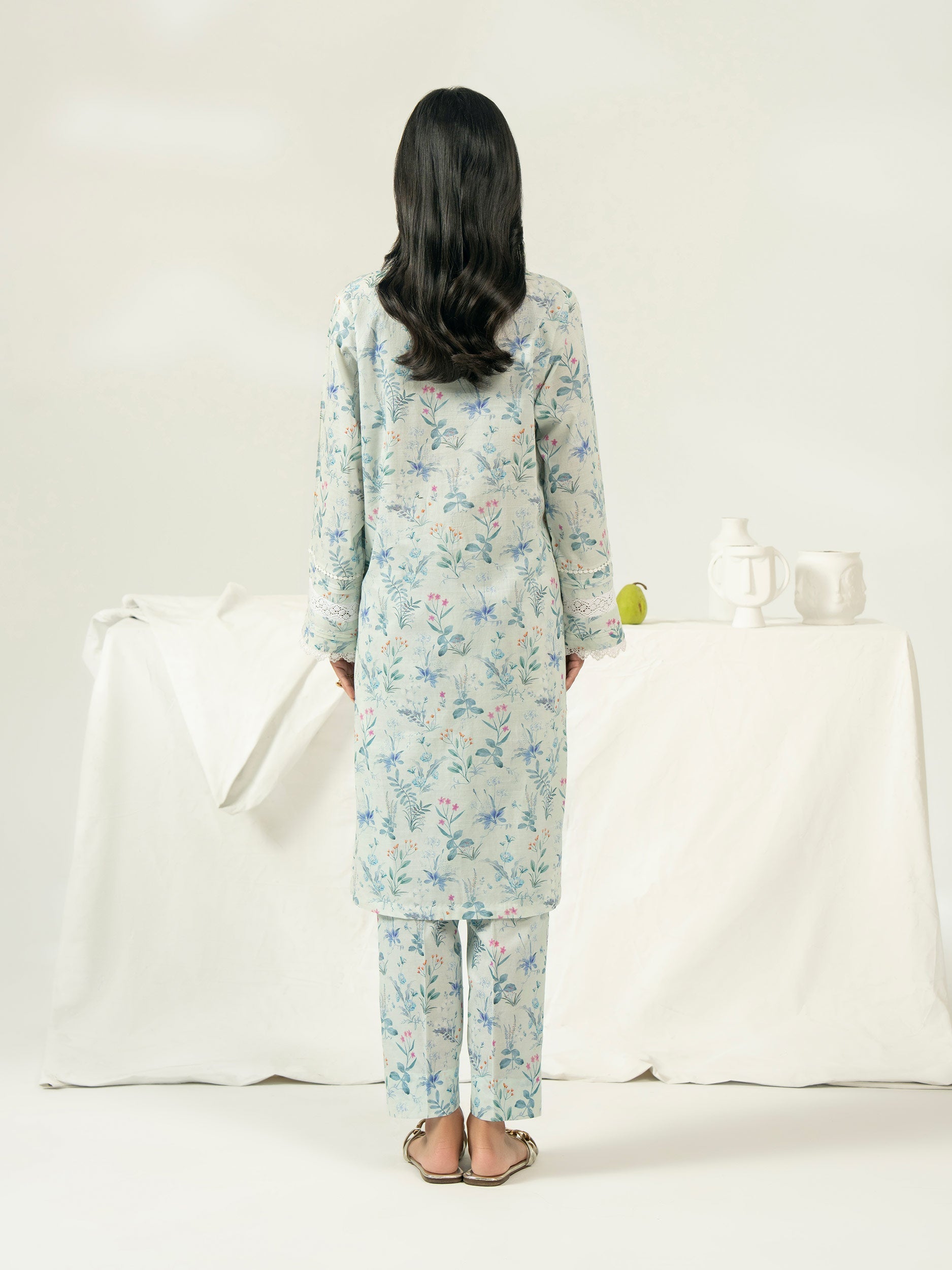 2 Piece Lawn Suit-Embroidered (Pret)