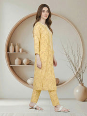 2 Piece Silk Suit- Embroidered (Pret)