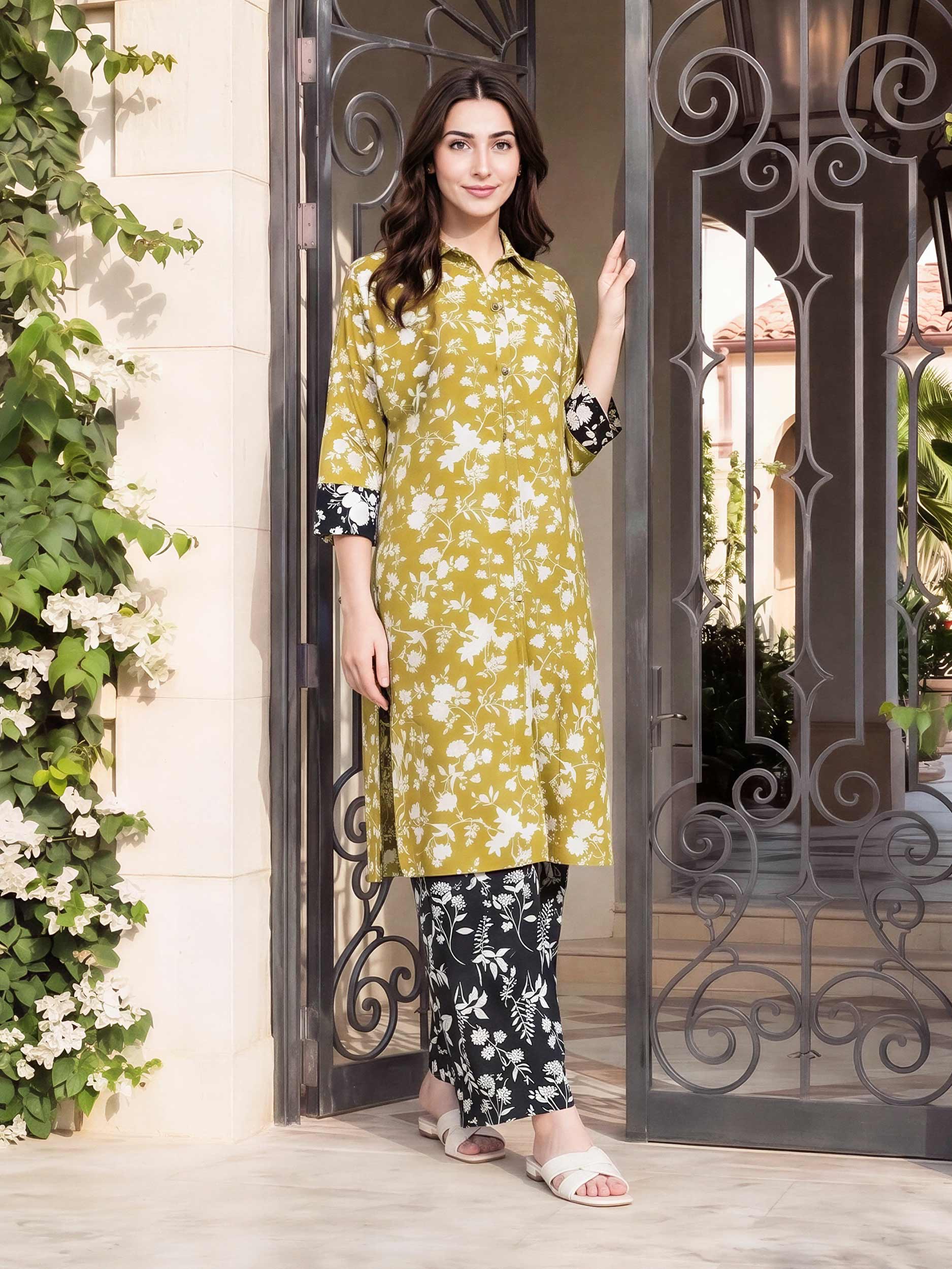2 Piece Lawn Suit (Pret)