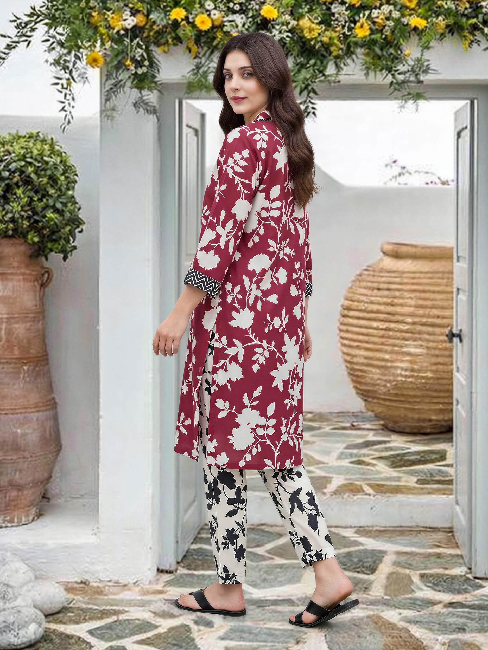 2 Piece Lawn Suit (Pret)