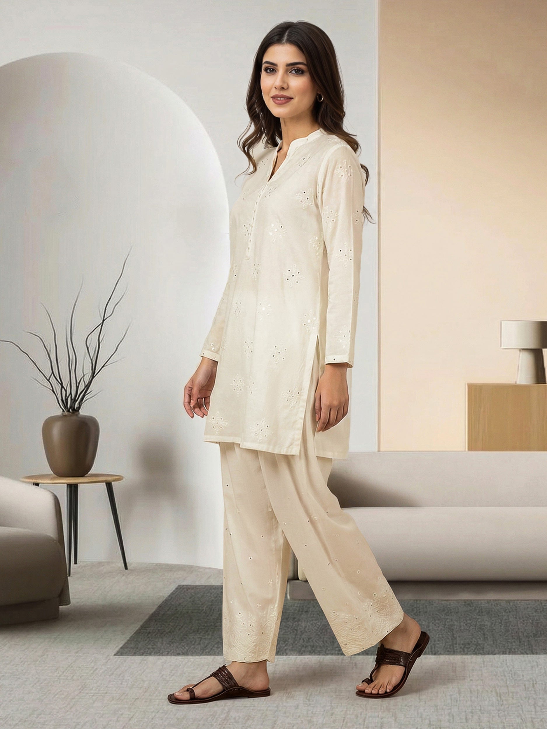 2 Piece Lawn Suit- Embroidered (Pret)