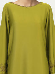 2 Piece Silk Suit- Embellished (Pret)