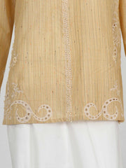 Yarn Dyed Kurti- Embroidered (Pret)