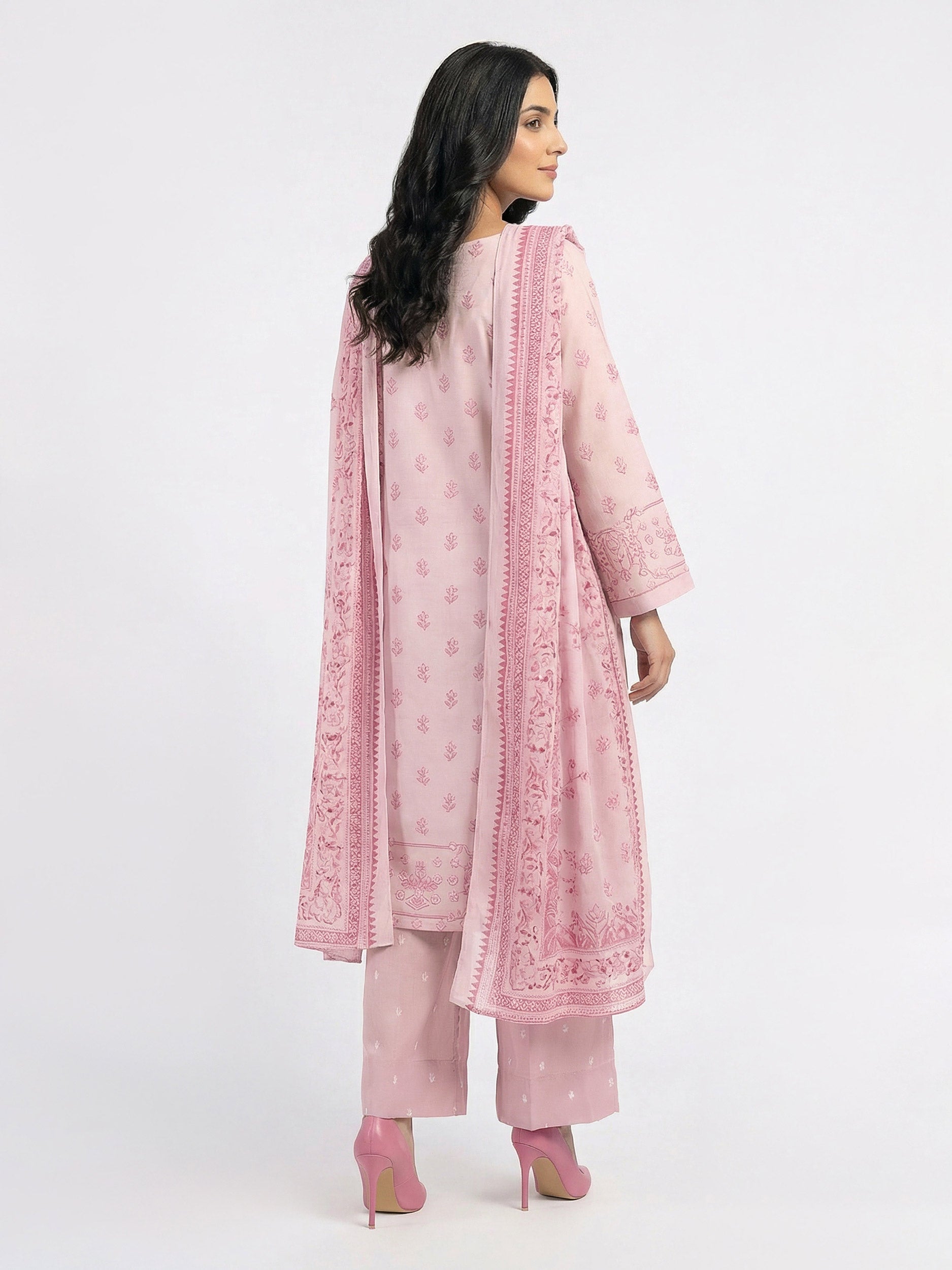 3 Piece Silk Suit (Pret)