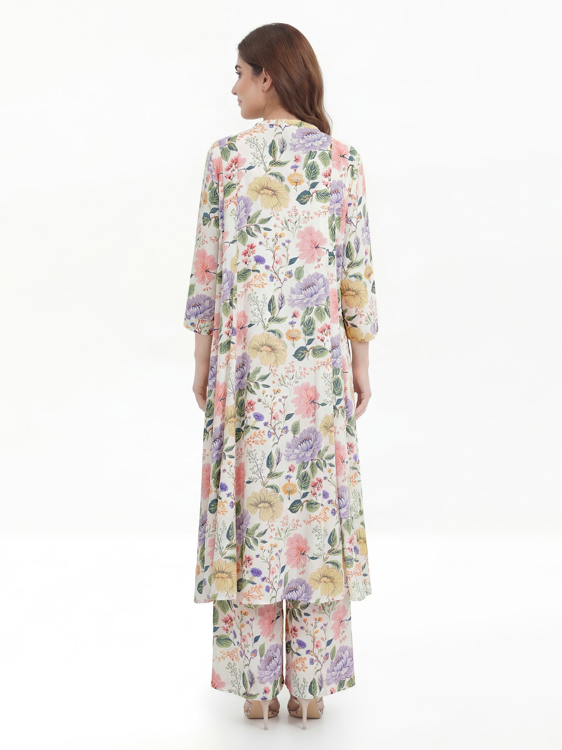 2 Piece Viscose Slub Suit (Pret)