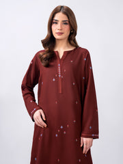2 Piece Karandi Suit- Embroidered (Pret)