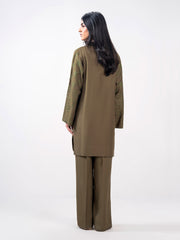 2 Piece Crepe Suit- Embroidered (Pret)