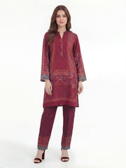2 Piece Satin Suit (Pret)