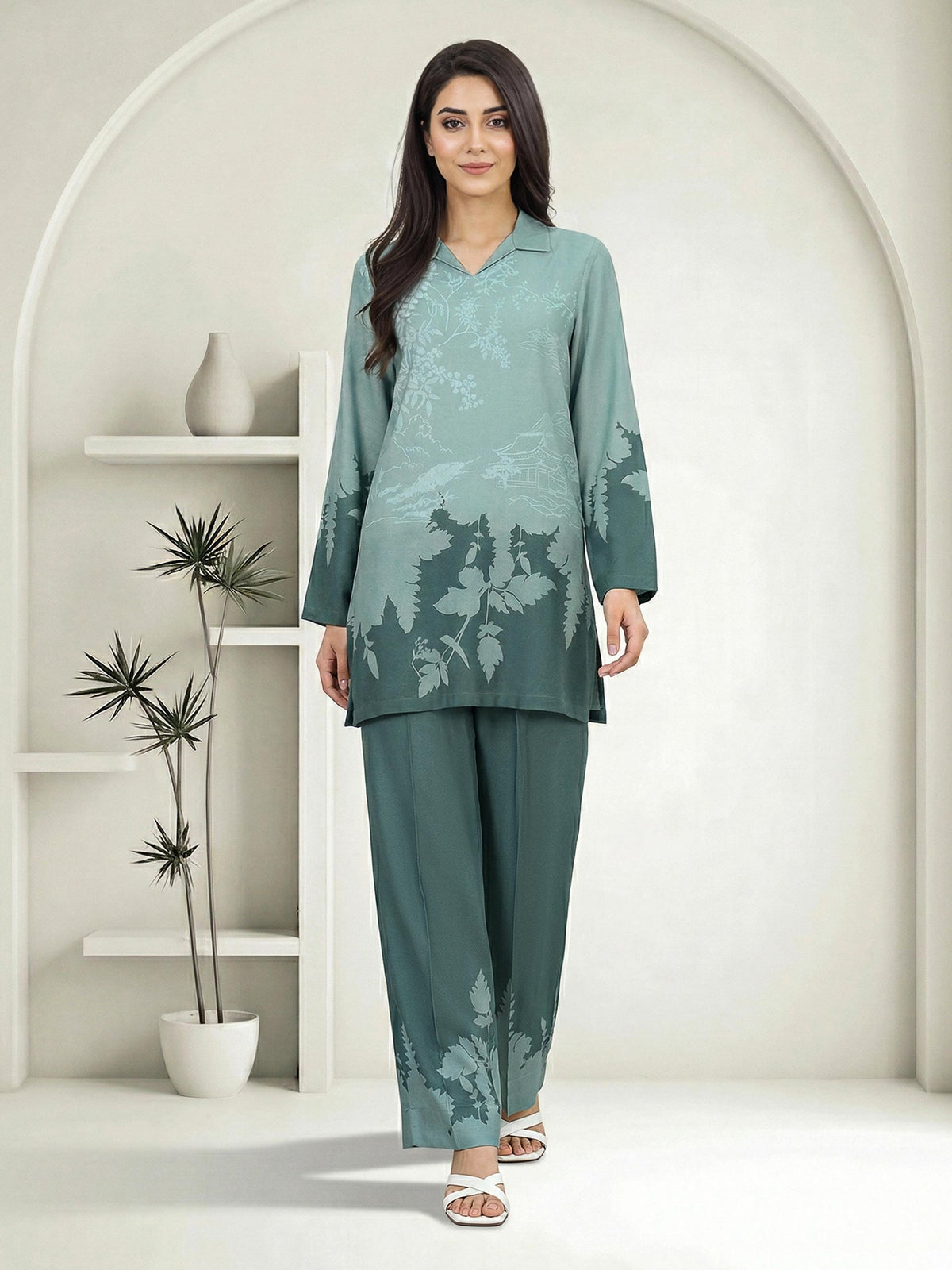 2 Piece Viscose Suit (Pret)