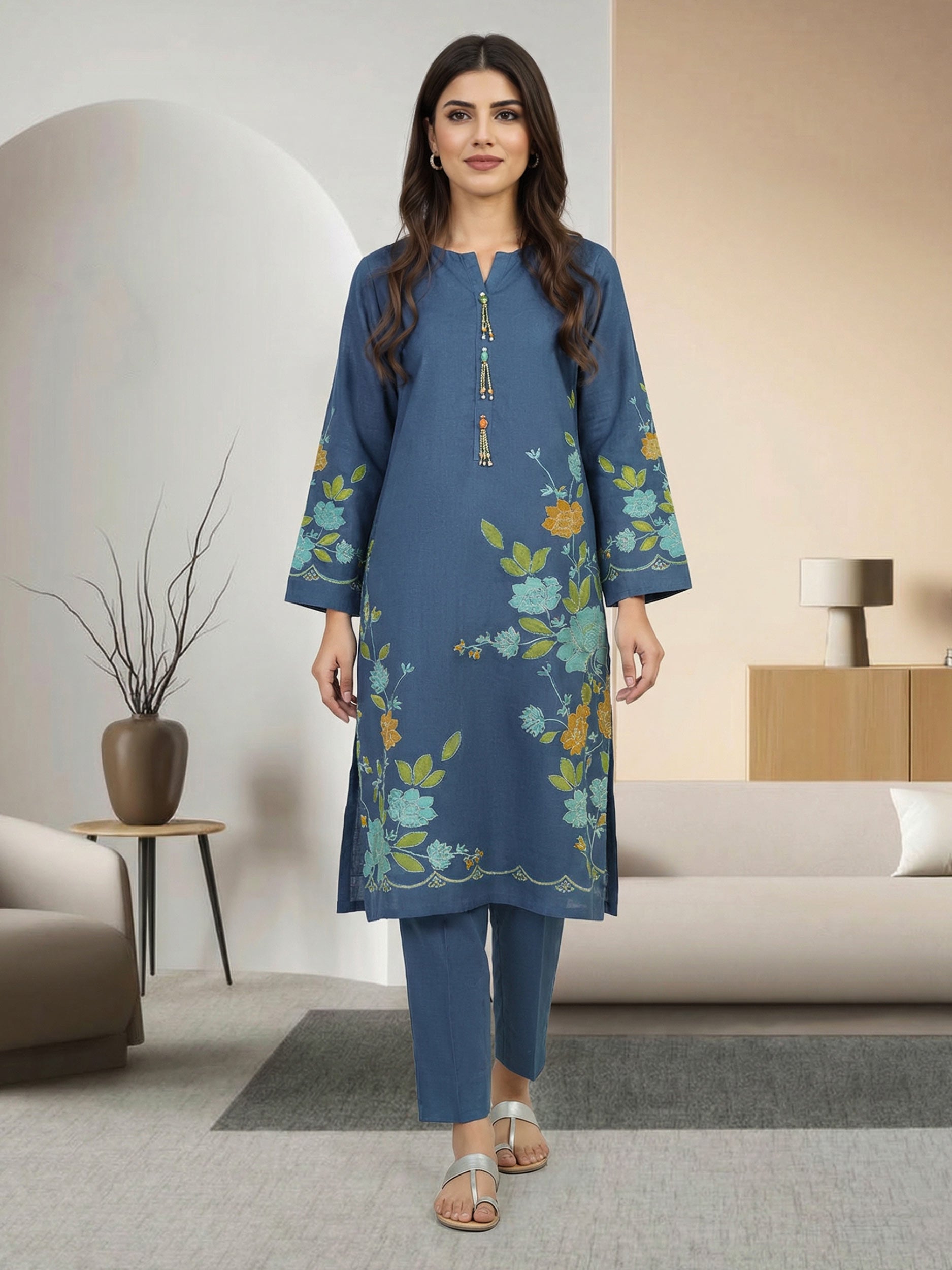 2 Piece Lawn Suit (Pret)