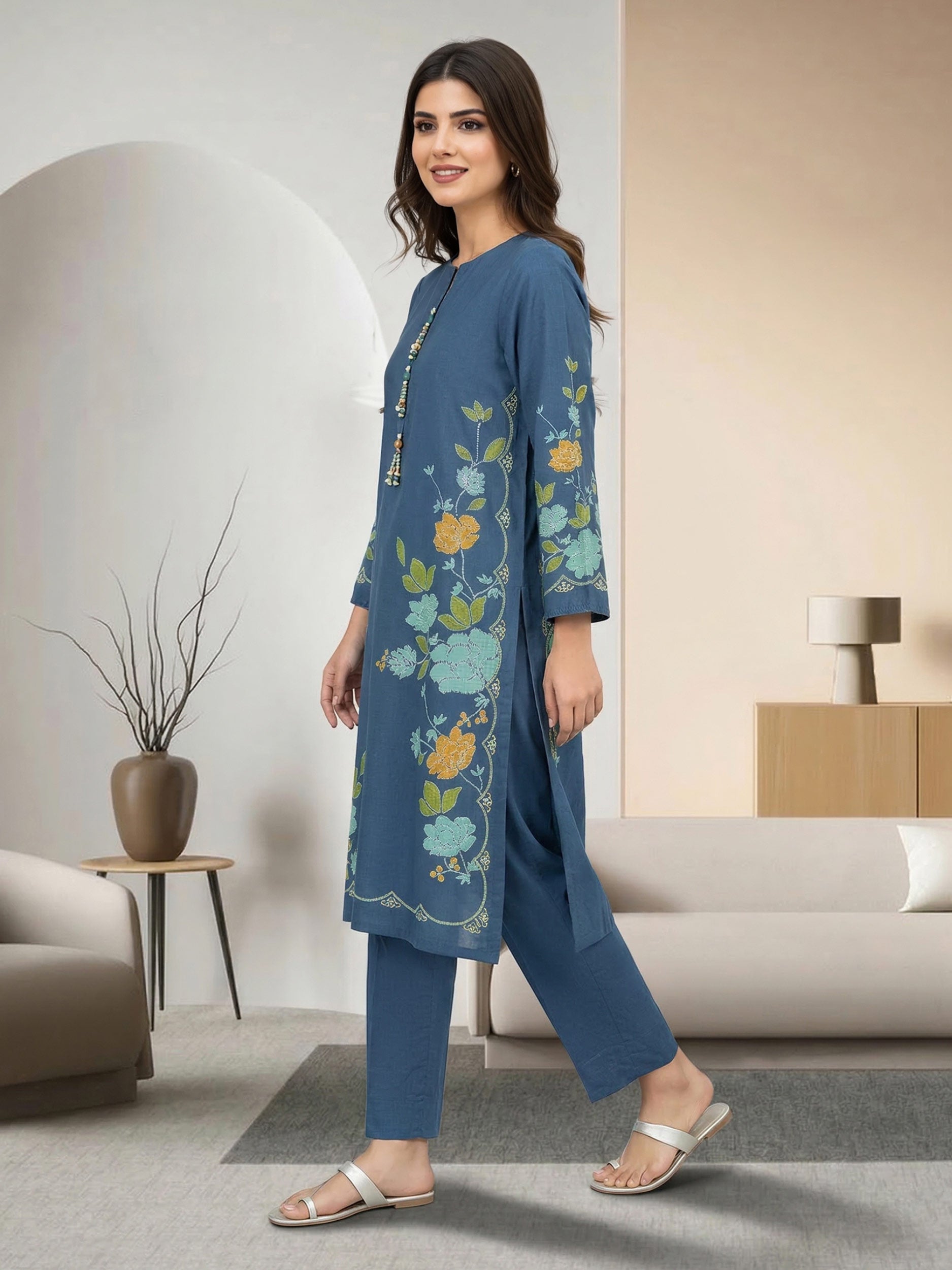 2 Piece Lawn Suit (Pret)