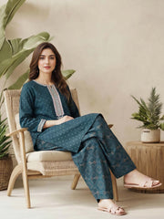 2 Piece Lawn Suit- Embroidered (Pret)