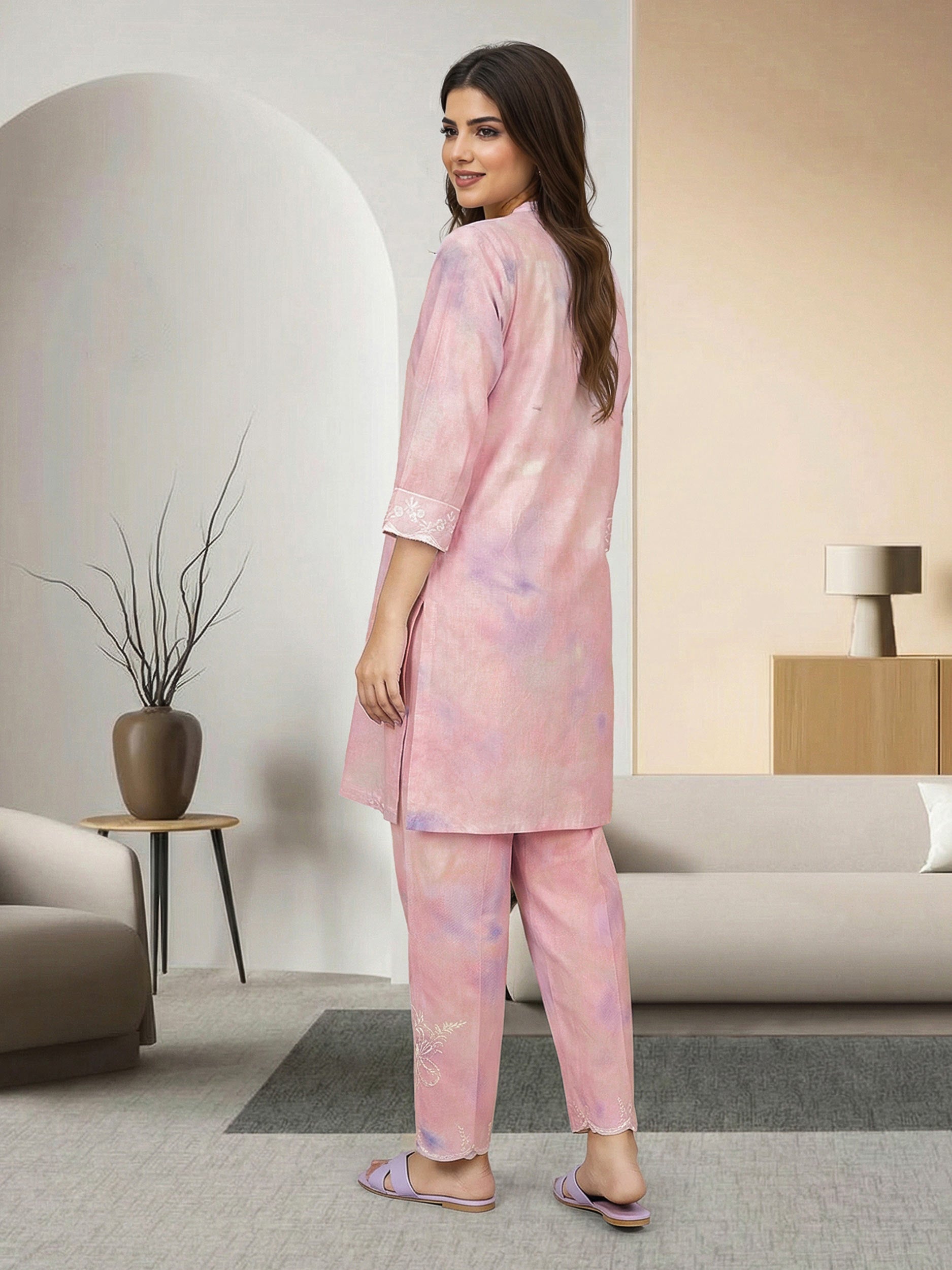 2 Piece Lawn Suit- Embroidered (Pret)