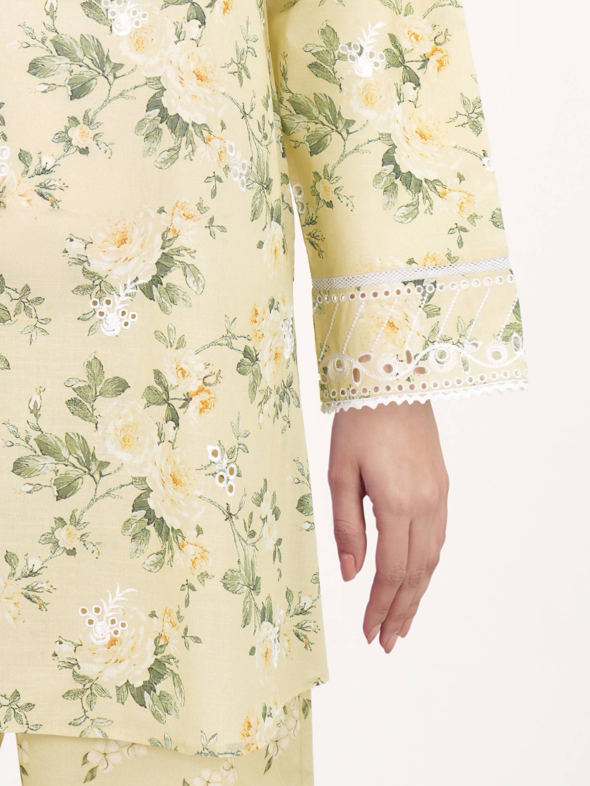 2 Piece Lawn Suit- Embroidered (Pret)