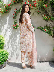 3 Piece Lawn Suit- Embroidered (Pret)