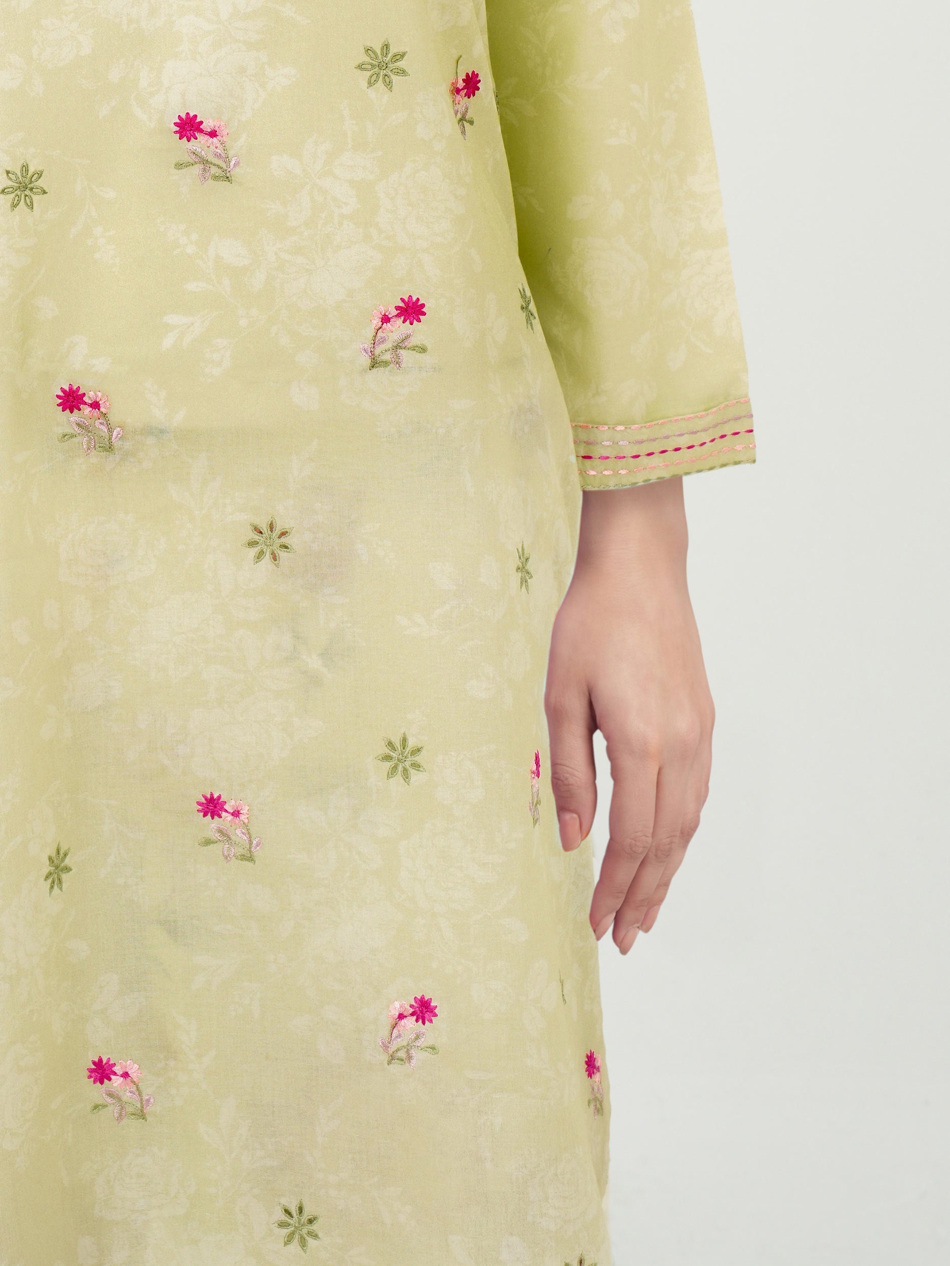 2 Piece Lawn Suit- Embroidered (Pret)