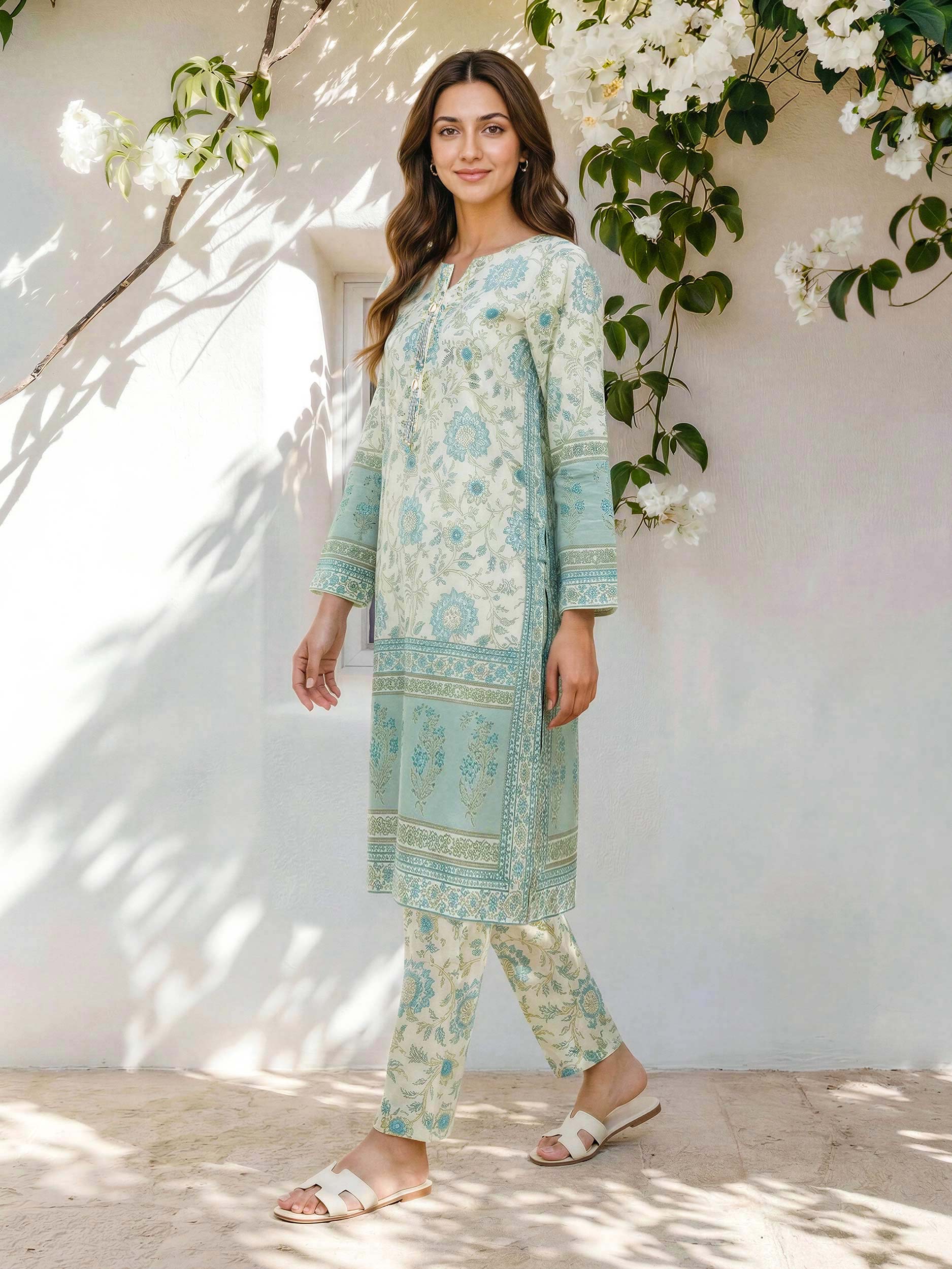 2 Piece Lawn Suit (Pret)