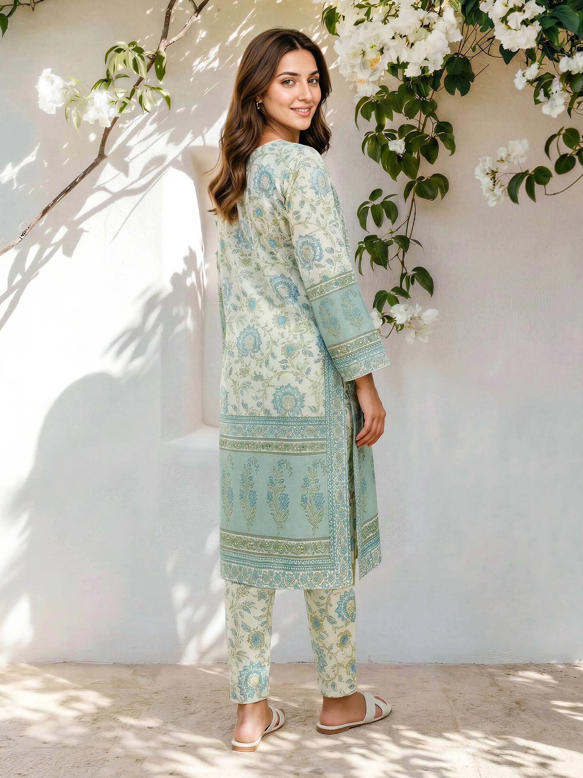 2 Piece Lawn Suit (Pret)