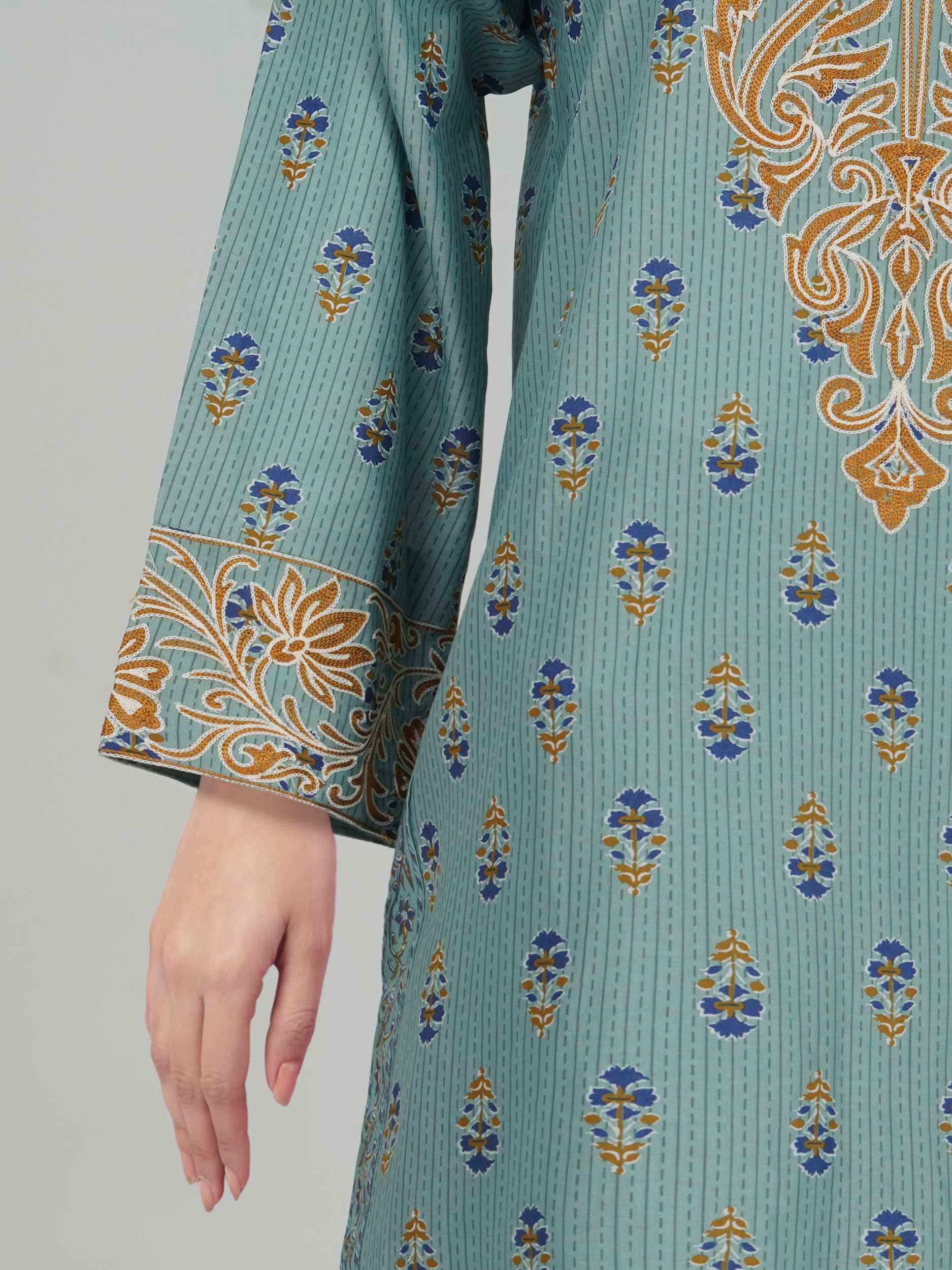 2 Piece Lawn Suit- Embroidered (Pret)