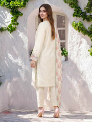 3 Piece Lawn Suit- Embroidered (Pret)