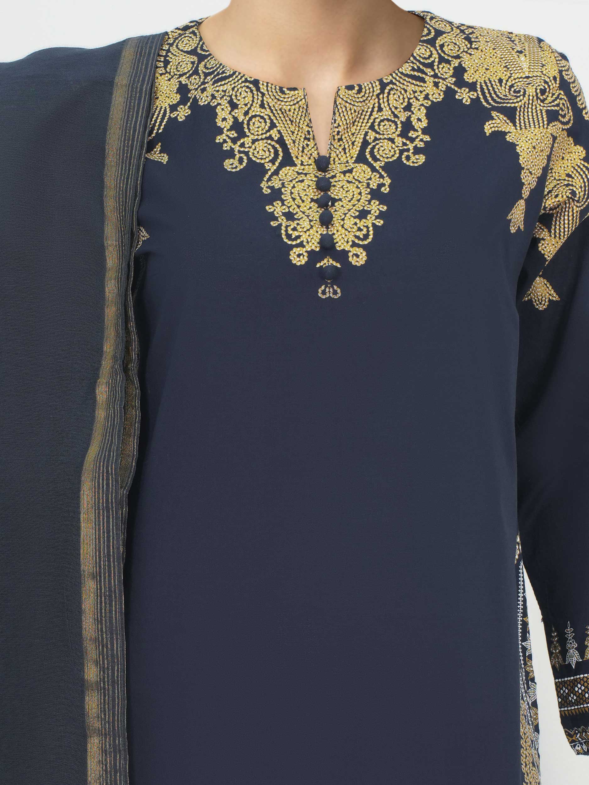 3 Piece Lawn Suit (Pret)